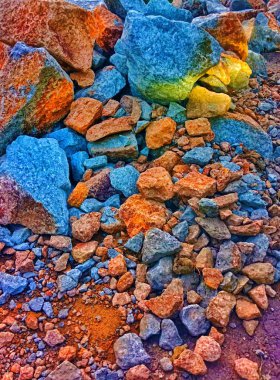 Arkaplan için uygun egzotik taş yığını