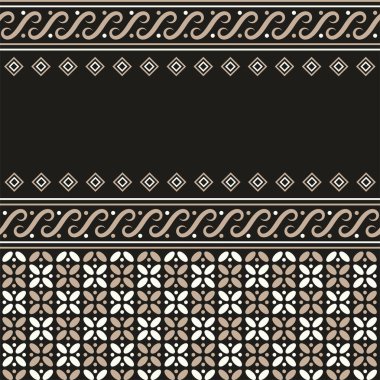 Cava batik kumaş dokusu vektör element tasarım şablonu