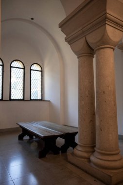 Almanya, Bavyera 'daki Neuschwanstein Şatosu' nun misafir salonu.