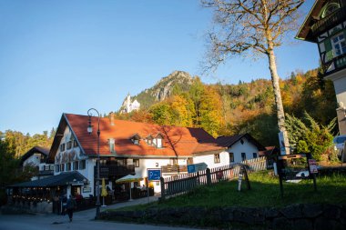 Schwangau, Bavyera, Almanya 'da Neuschwanstein Şatosu