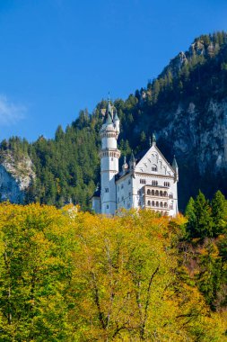 Famous historical monument in Bavaria, Germany, Neuschwanstein Castle