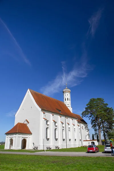 Templomok Schwangau Kisvárosban Bajorország Németország — Stock Fotó