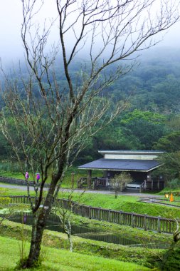 Erziping, Taipei, Tayvan, Yangmingshan 'ın banliyölerinde ünlü manzaralı bir yer.