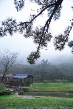 Erziping, Taipei, Tayvan, Yangmingshan 'ın banliyölerinde ünlü manzaralı bir yer.