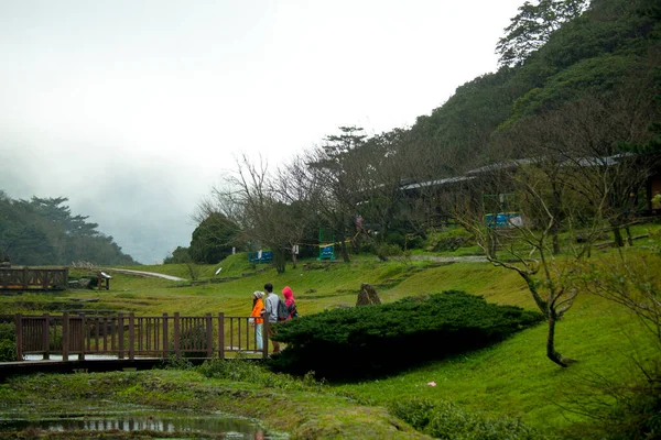 Erziping Endroit Pittoresque Célèbre Dans Banlieue Taipei Taiwan Yangmingshan — Photo
