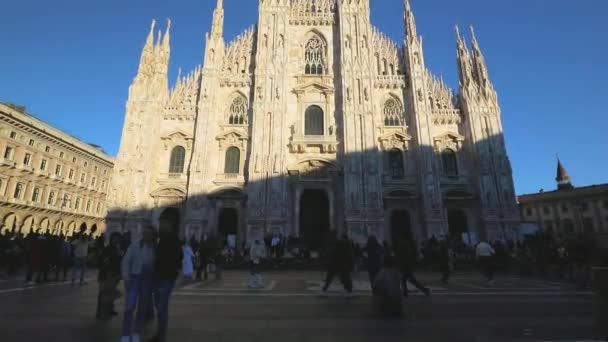 Catedral Milán Italia Tercera Catedral Más Grande Del Mundo 2023 — Vídeos de Stock