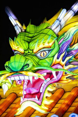 Tayvan 'daki canlı fener festivali (2023 02 04, Taipei, Tayvan)