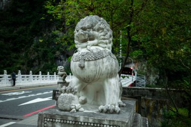 Tayvan Hualien Taroko Kum Kartı Sanda Cabbadi Köprüsü İskelesi