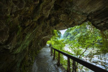 Tayvan Hualien Taroko Sahne Bölgesi Ünlü Kum Kartı Filosu