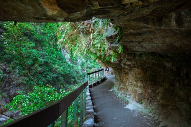 Tayvan Hualien Taroko Sahne Bölgesi Ünlü Kum Kartı Filosu