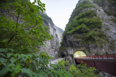 Taroko Tüneli, Taroko Sahne Bölgesi, Hualien, Tayvan