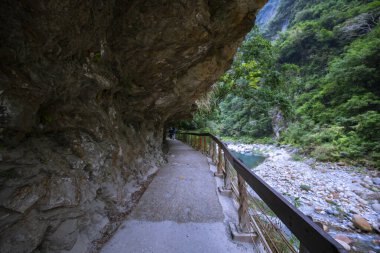 Tayvan Hualien Taroko Sahne Bölgesi Ünlü Kum Kartı Filosu