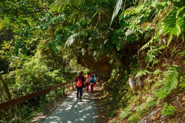 Tayvan Hualien Taroko Sahne Bölgesi Ünlü Kum Kartı Filosu
