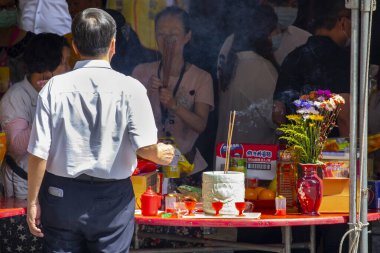 Çin Hayalet Festivali, Purdue God Ghost 'un masadaki koku gidericisidir (2020 08 28 Taipei, Tayvan)