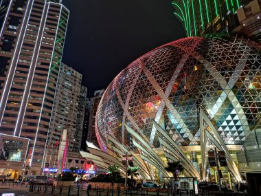 night view of Lisboa in Macau