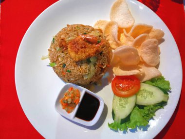 Fried Rice with prawn and Vegetables Nasi Goreng