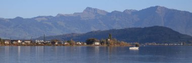 Speer Dağı Rapperswil 'den görüldü.