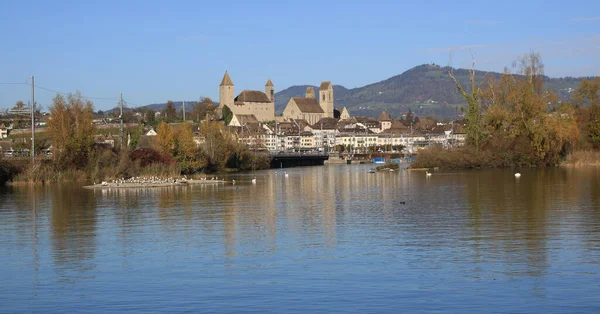 ラパーウィル スイスの中世の城 — ストック写真