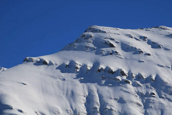 Monte Mittaghorn Inverno Olmo — Foto Stock