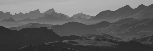 Sviçre Nin Niesen Dağı Ndan Görülen Sıradağlar — Stok fotoğraf