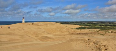 Rubjerg Knude, Danimarka 'nın batı kıyısında büyük kum tepeciği..