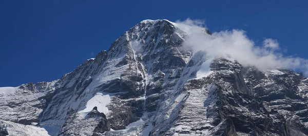 蒙克峰 伯纳斯奥伯兰的高山 — 图库照片