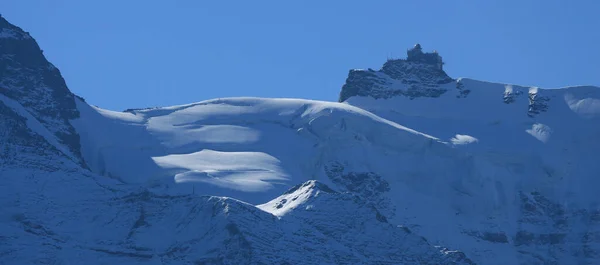 Observatoř Sphynx Jungfraujoch Švýcarsko — Stock fotografie