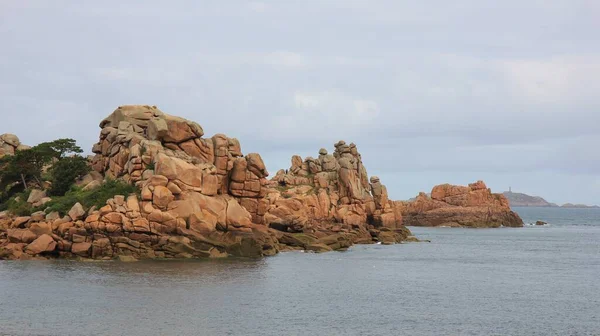 Formations Rocheuses Granit Bretagne France — Photo
