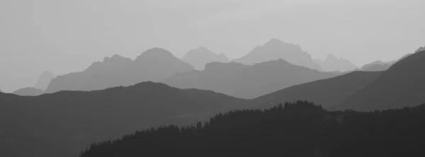 Dröm Som Bergskedjor Morgonljuset Schweiz — Stockfoto