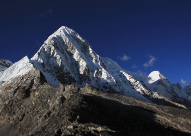 Mount Pumori, view from Kala Patthar, Nepal. clipart