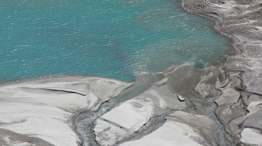 Chola Gölü ayrıntıları, Nepal.