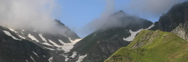 stock image Peaks named Schwarze Hoerner, Pizol.