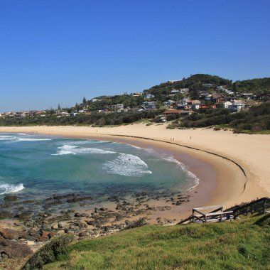 Lighthouse Beach, beach in Port Macquarie, Australia. clipart