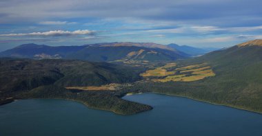 Lake Rotoiti and St Arnoud, New Zealand. clipart