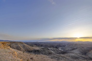 Kuiseb Kanyonu 'nda gün doğumu Namib Naukluft NP Namibya