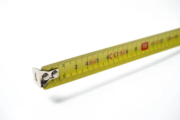 Tape Measure Scale White Background — Stock Photo, Image
