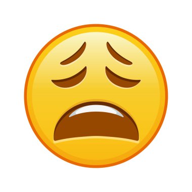 Yorgun bir yüz. Kocaman sarı bir gülümseme.