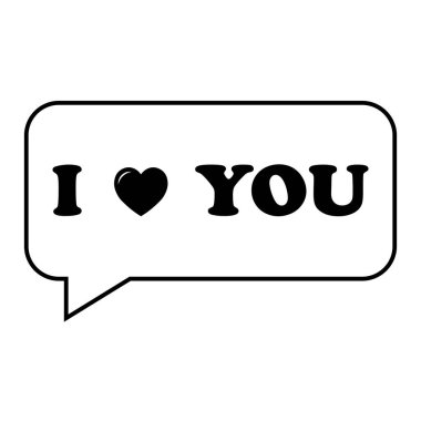 Sevgililer Günü için kalp ikonunun basit bir gösterimi