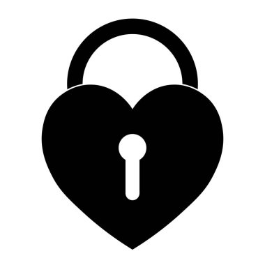 Sevgililer Günü için kalp ikonunun basit bir gösterimi