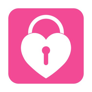 Sevgililer Günü için kalp ikonunun basit bir gösterimi