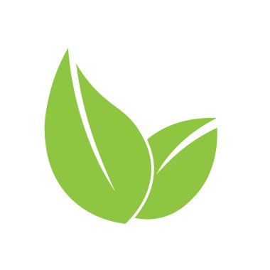 Çevre yeşil yaprak ikonu Bio doğa yeşil eko web ve iş simgesi