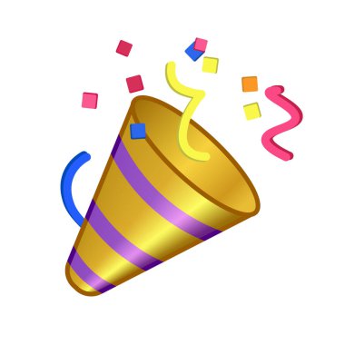 Flapper for christmas or birthday Large size of emoji icon