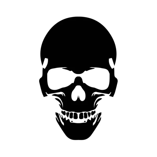 Anatomically Correct Human Skull Death Skull Human Skull Games Websites — Stock Vector