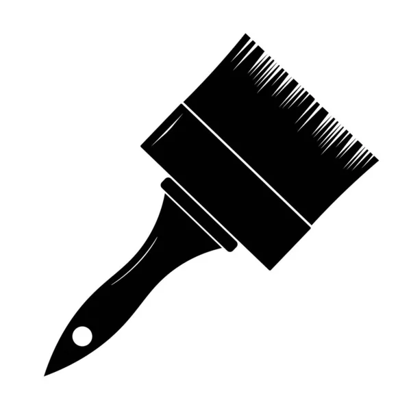 Paint Brush Vector Icon Popular Simple Flat Symbol Web Graphic — Stock Vector