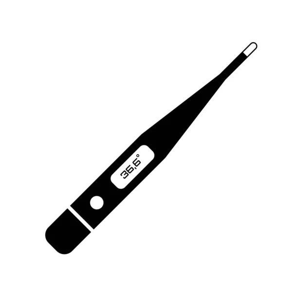 Thermometer Simple Icon Design Illustration Scale — Stock Vector