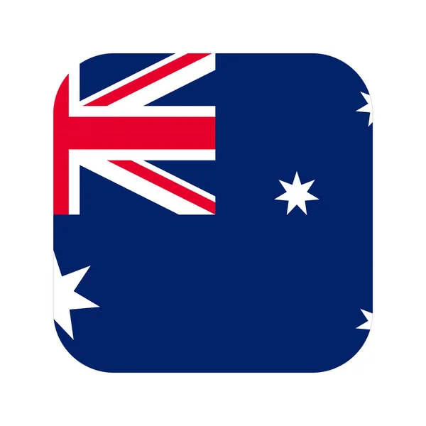 Jednoduchá Ilustrace Austrálie Pro Den Nezávislosti Nebo Volby — Stockový vektor