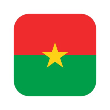 Burkina Faso bayrağı Bağımsızlık Günü veya seçim için basit bir örnekleme