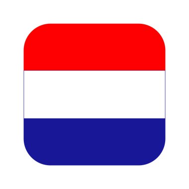 Hırvatistan bağımsızlık günü veya seçim için basit bir illüstrasyon bayrağı