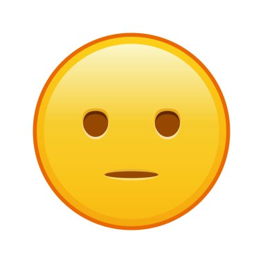 Esneme suratı. Büyük sarı bir gülümseme.