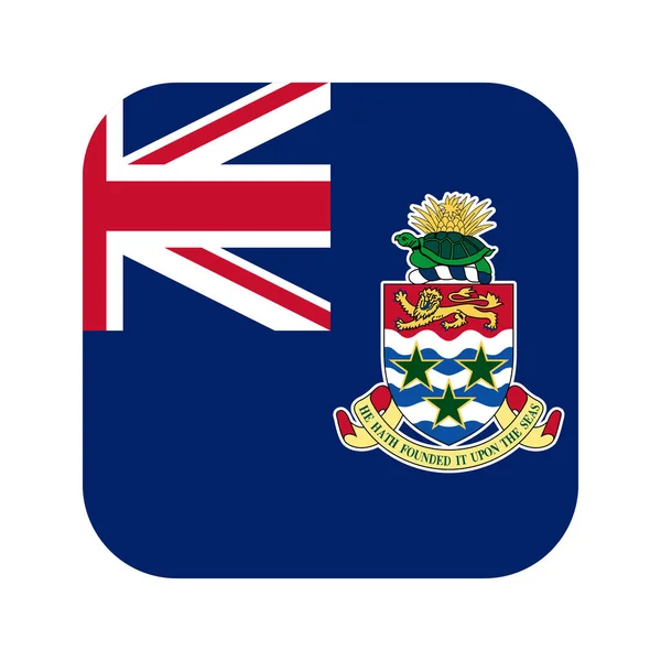 Kajmanské Ostrovy Vlajka Jednoduchá Ilustrace Pro Den Nezávislosti Nebo Volby — Stockový vektor
